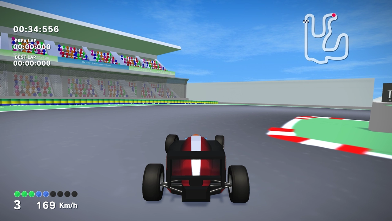 コーナーを曲がる