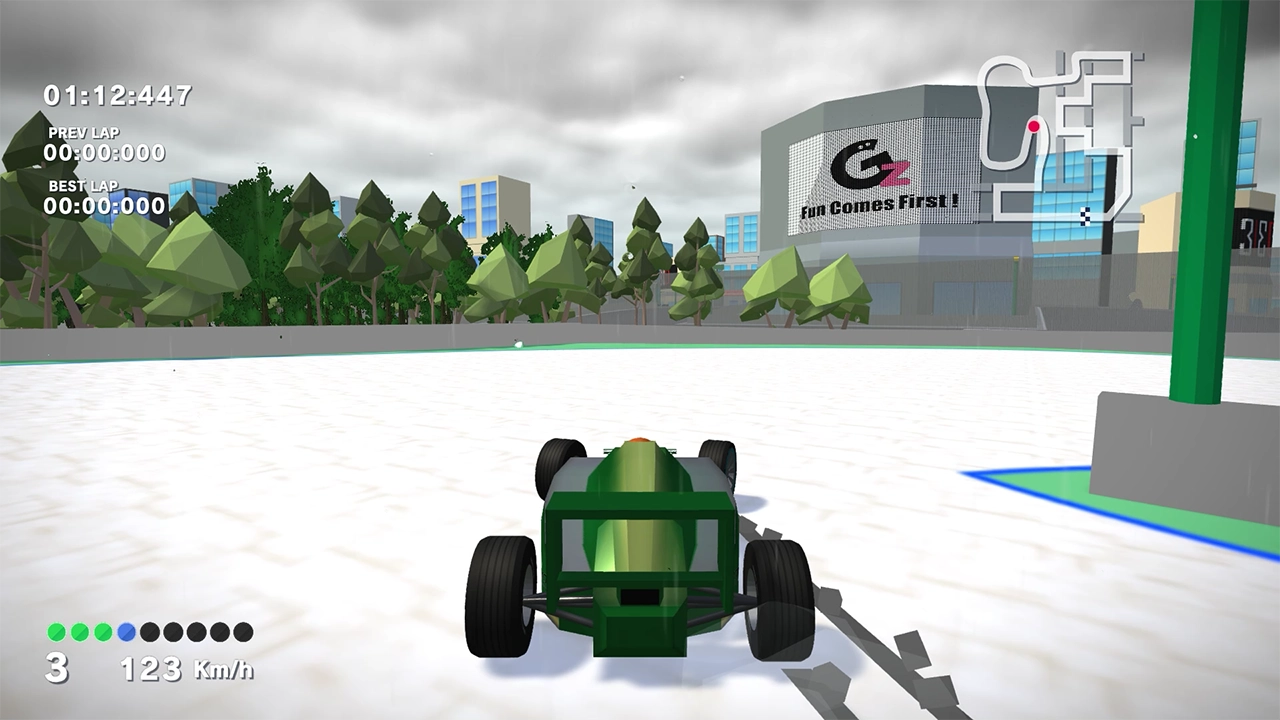 雨天時のレース