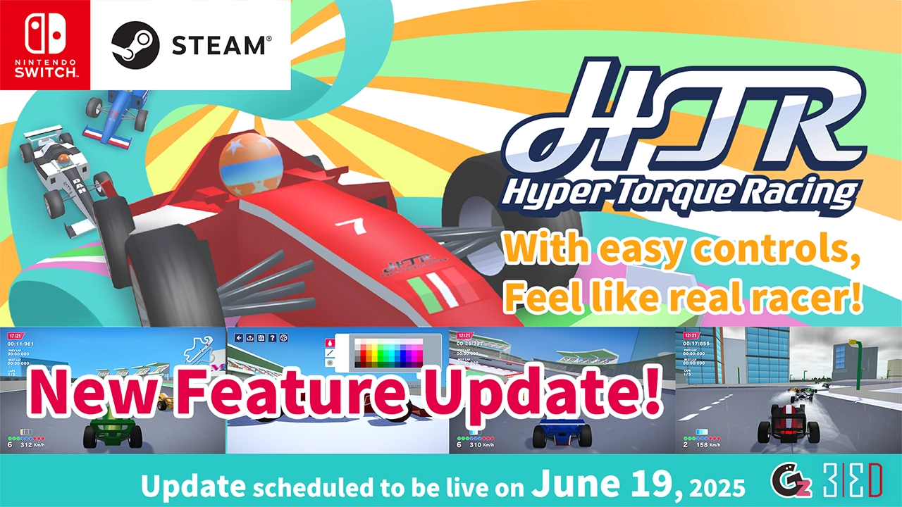 "HTR: Hyper Torque Racing" Goes Live on Steam & Launch Discount Announced